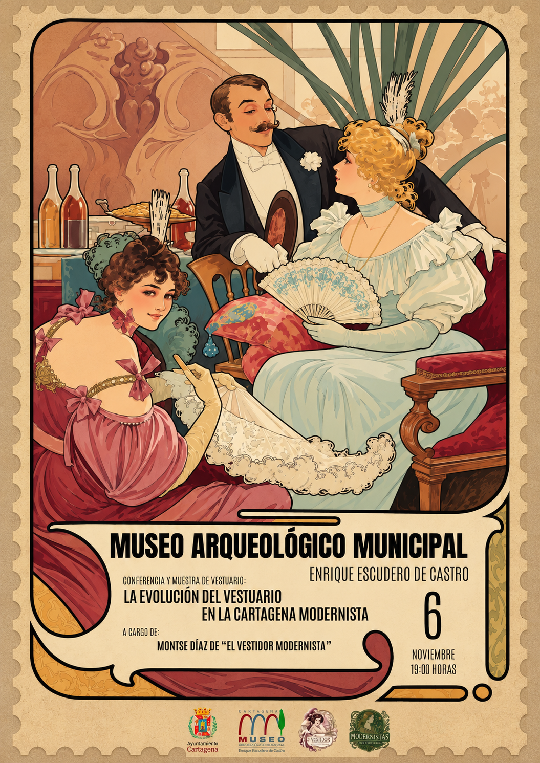 CONFERENCIA LA EVOLUCION DEL VESTUARIO EN LA CARTAGENA MODERNISTA